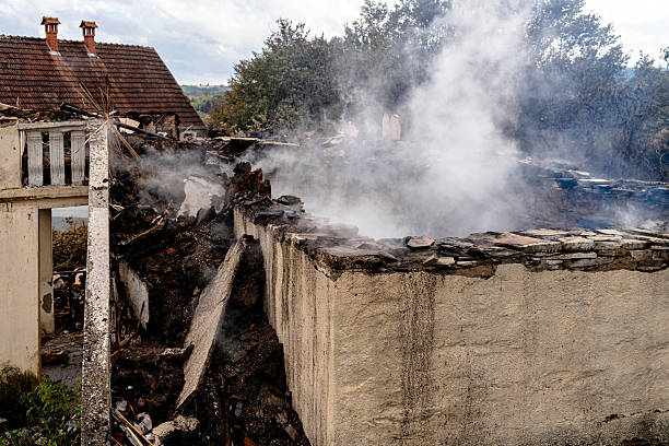 Professional Fire Damage Removal technician working in Sharon Hill, PA
